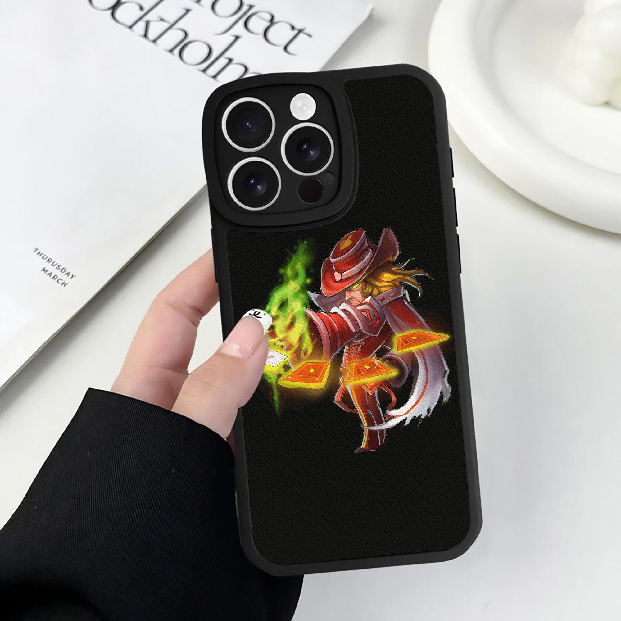 リーグ・オブ・レジェンド League of Legends LOL 【iPhone 16シリーズ対応】シリコンスマホケース（レザー調） 材質：シリコン